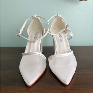 Elegant White Women's Bridal Heels